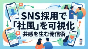 SNS採用で「社風」を可視化する伝え方｜共感を生み面談接点を2倍にする発信の全手順