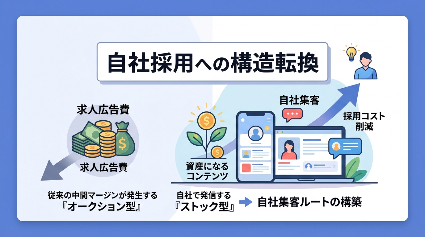 SNS採用の導入で採用単価を3分の1に削減できる理由は何か?