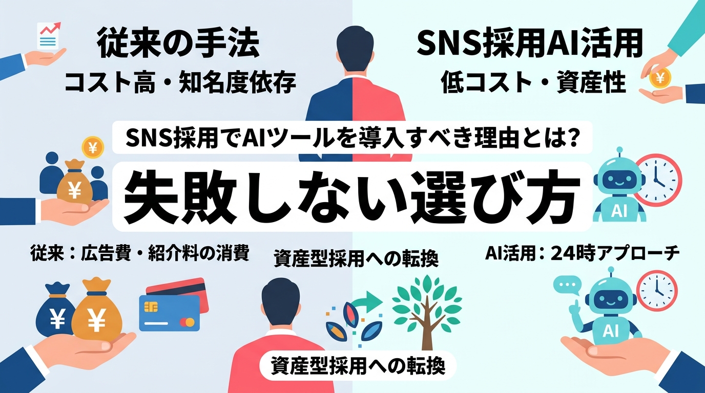 SNS採用でAIツールを導入すべき理由とは?