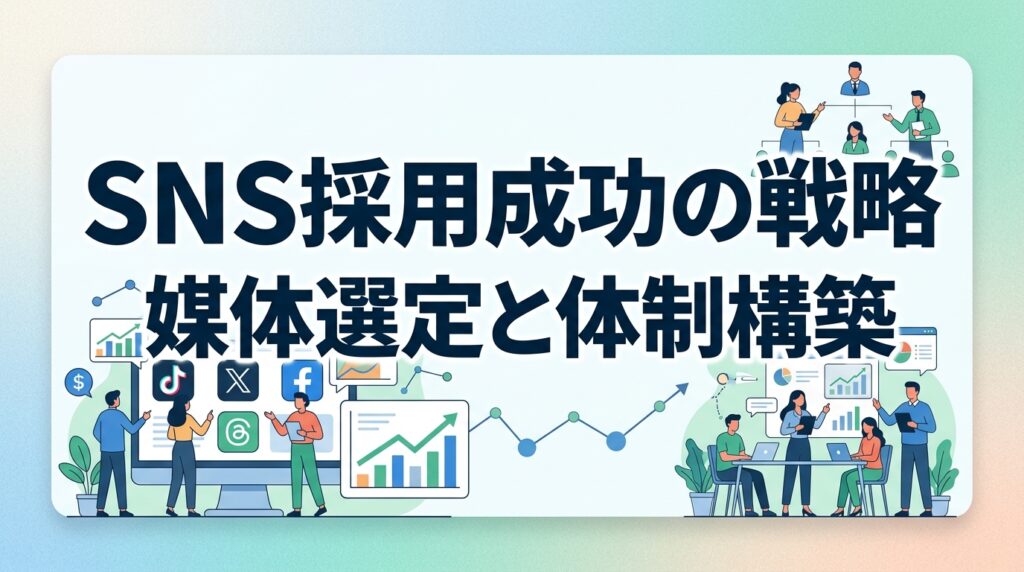 SNS採用企業アカウント運用事例｜採用単価3分の1を実現する選定基準と体制構築
