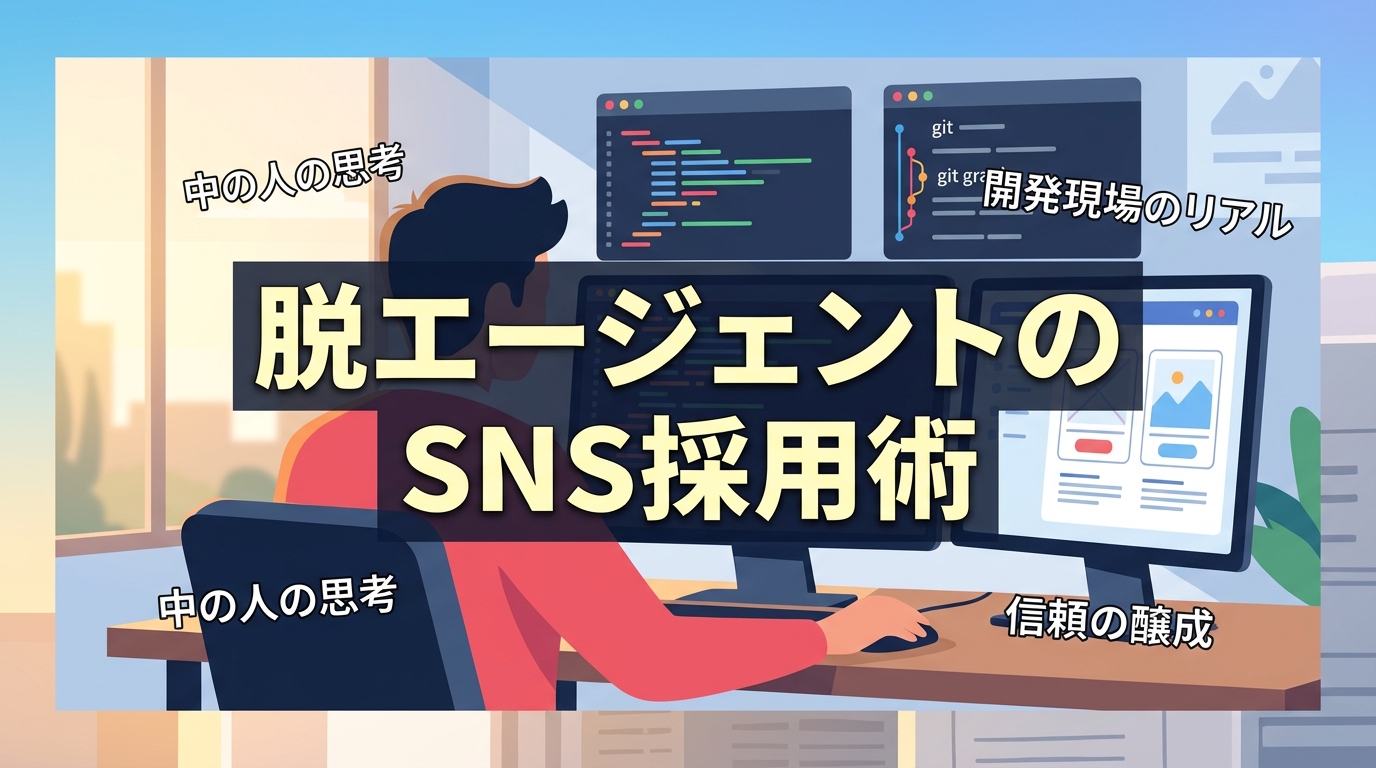 エンジニア採用でX(旧Twitter)運用が大手との差別化になる理由は?