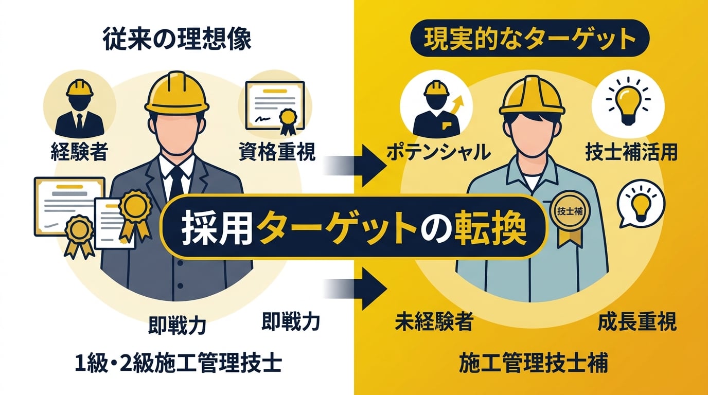 施工管理の採用基準をどこまで緩和すべきか?