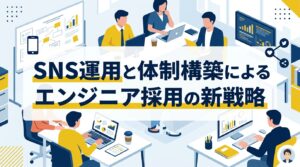 【エンジニア採用成功事例】大手と競わず採用単価1/3を実現するSNS運用と体制構築の全工程