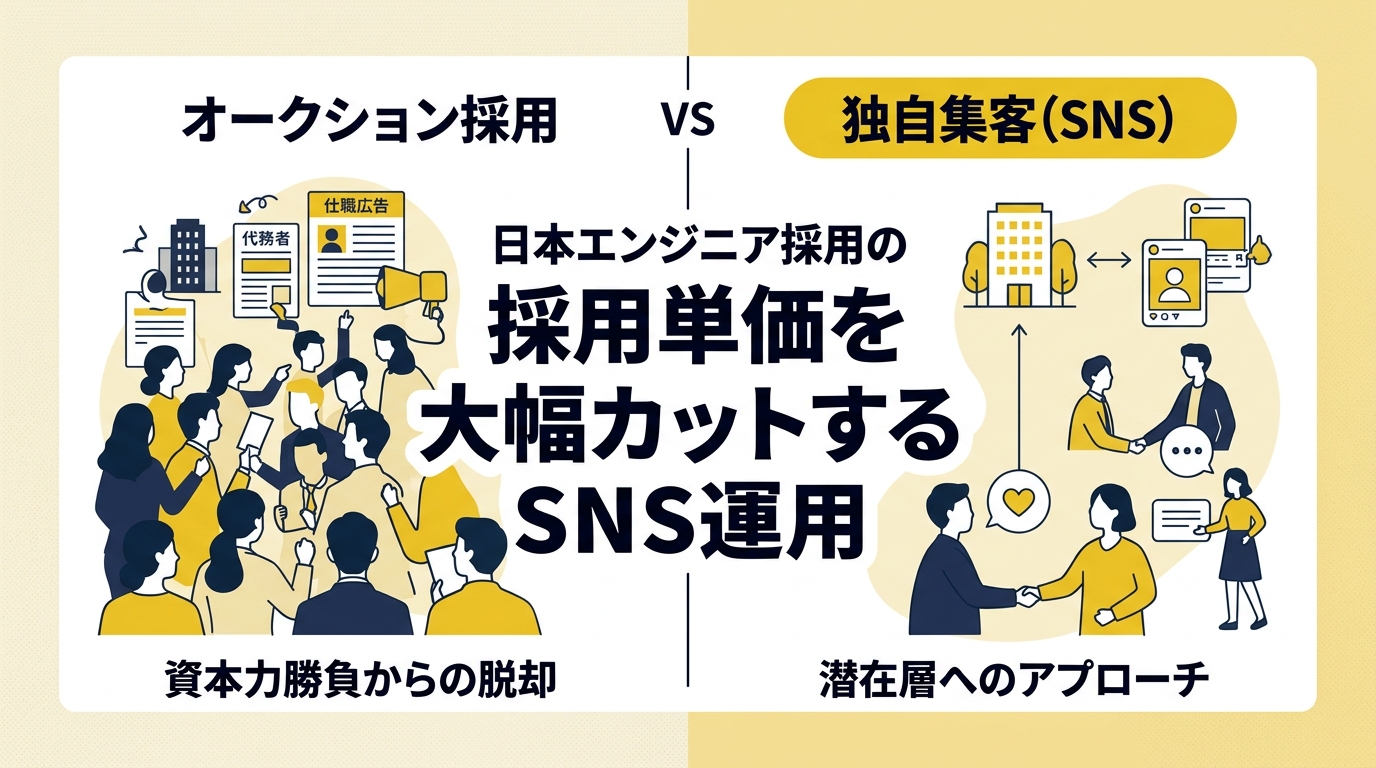 エンジニア採用の成功事例に共通する「脱エージェント」の戦略とは?