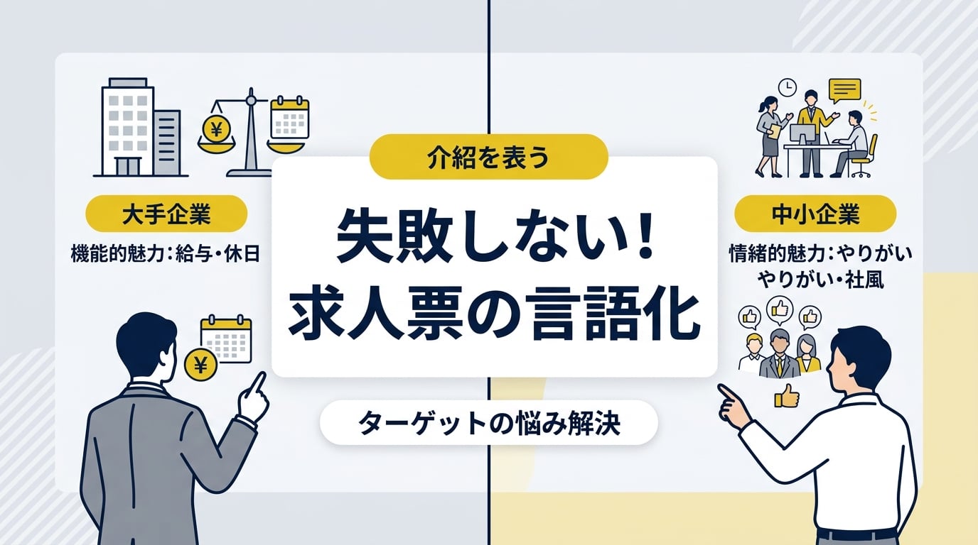 ターゲットの心を動かし応募へ繋げる求人票の「言語化」のコツとは?