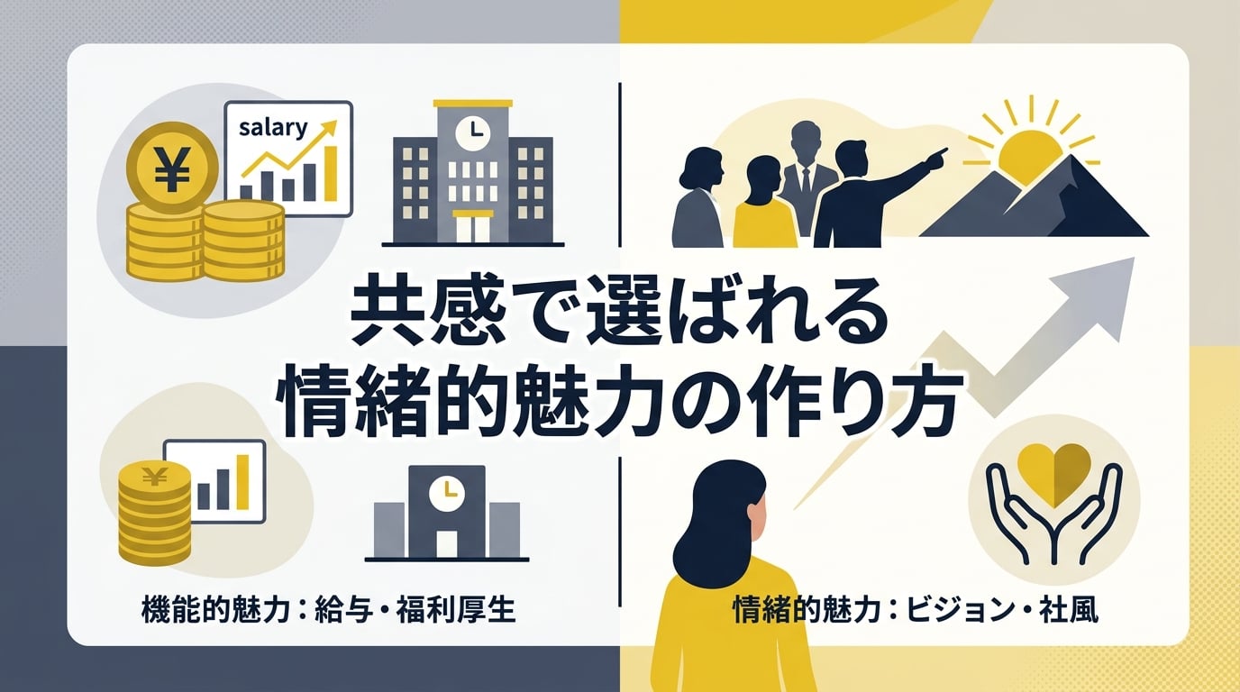 面接前に準備すべき自社の「情緒的魅力」の整理方法とは？