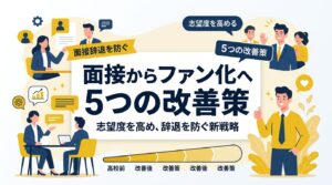 【面接辞退対策】評価の場を「動機形成」の場へ。候補者の志望度を高める5つの改善策