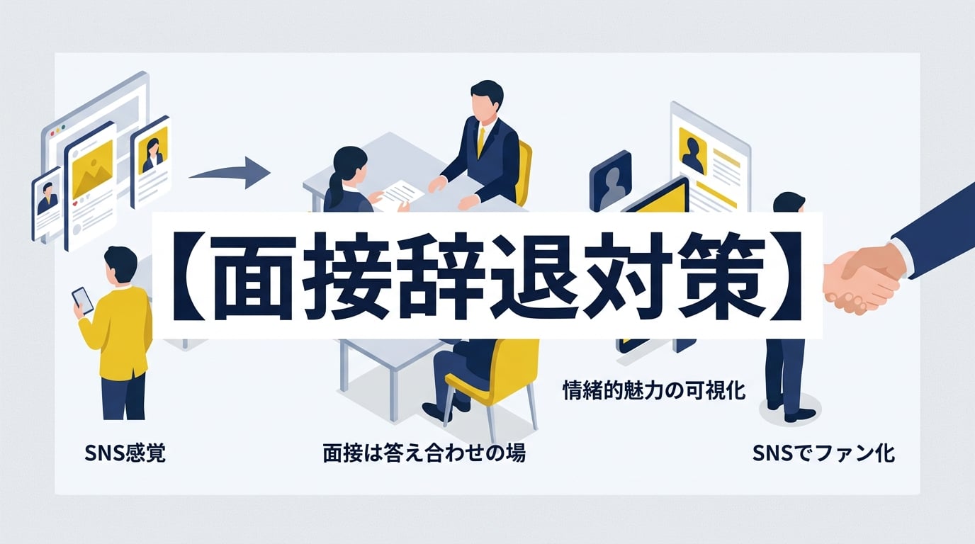 SNS発信と面接を連動させて他社との競合を勝ち抜く対策とは?