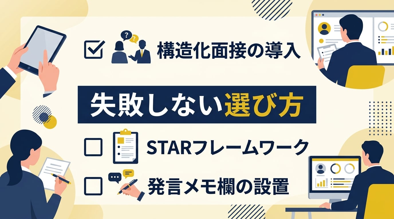 優秀な人材を見極めるための具体的な質問項目と面接評価シートをどう作成すべきか?