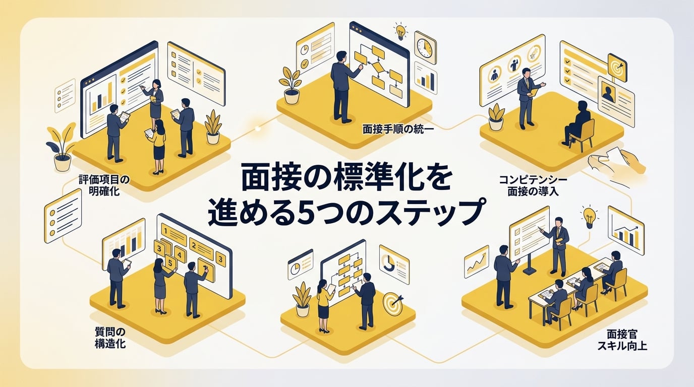面接官育成プログラムで習得すべき見極めと魅力付けの技術とは?