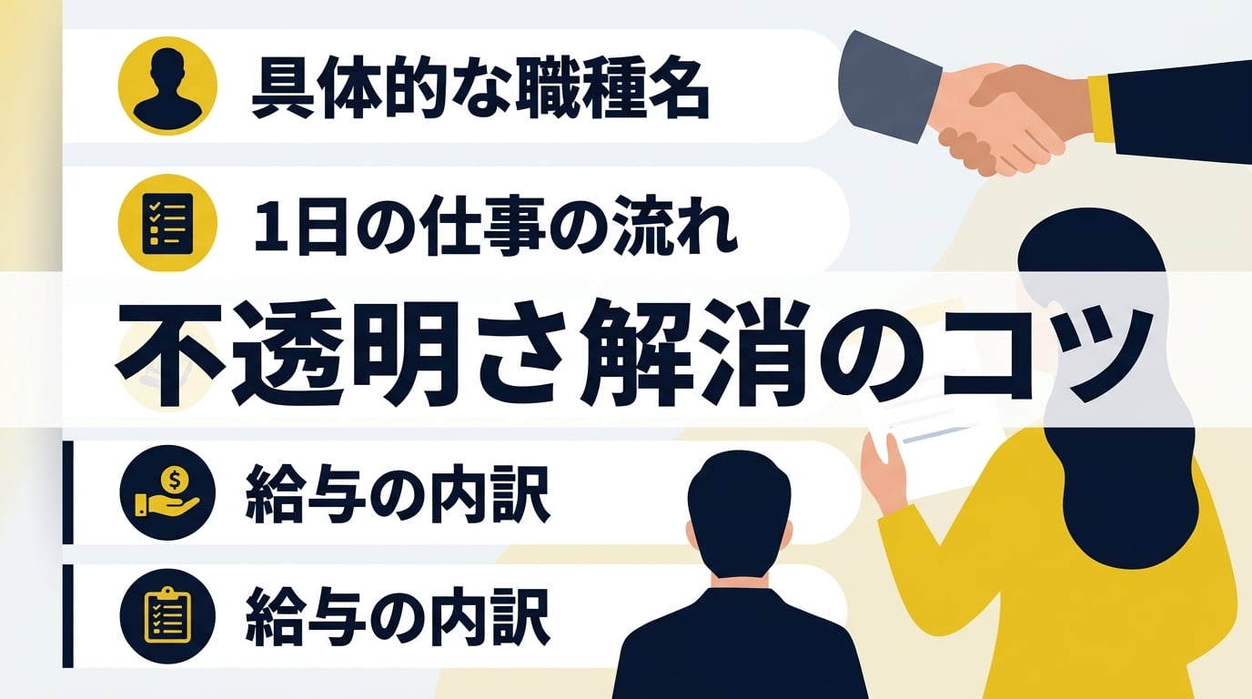 応募を躊躇させる「不透明さ」を解消する求人票改善チェックリストとは?