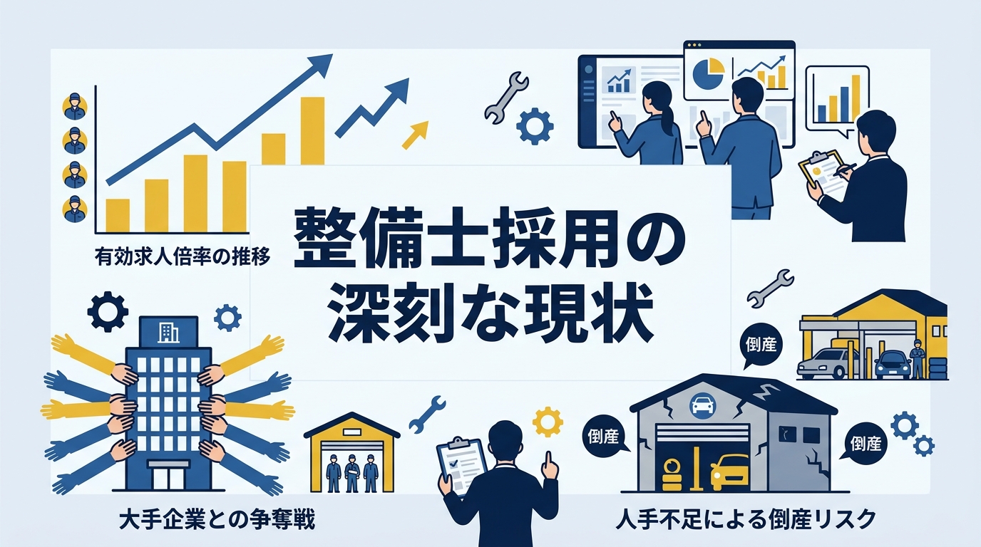 なぜ自動車整備士の求人広告は効果が出にくいのか?