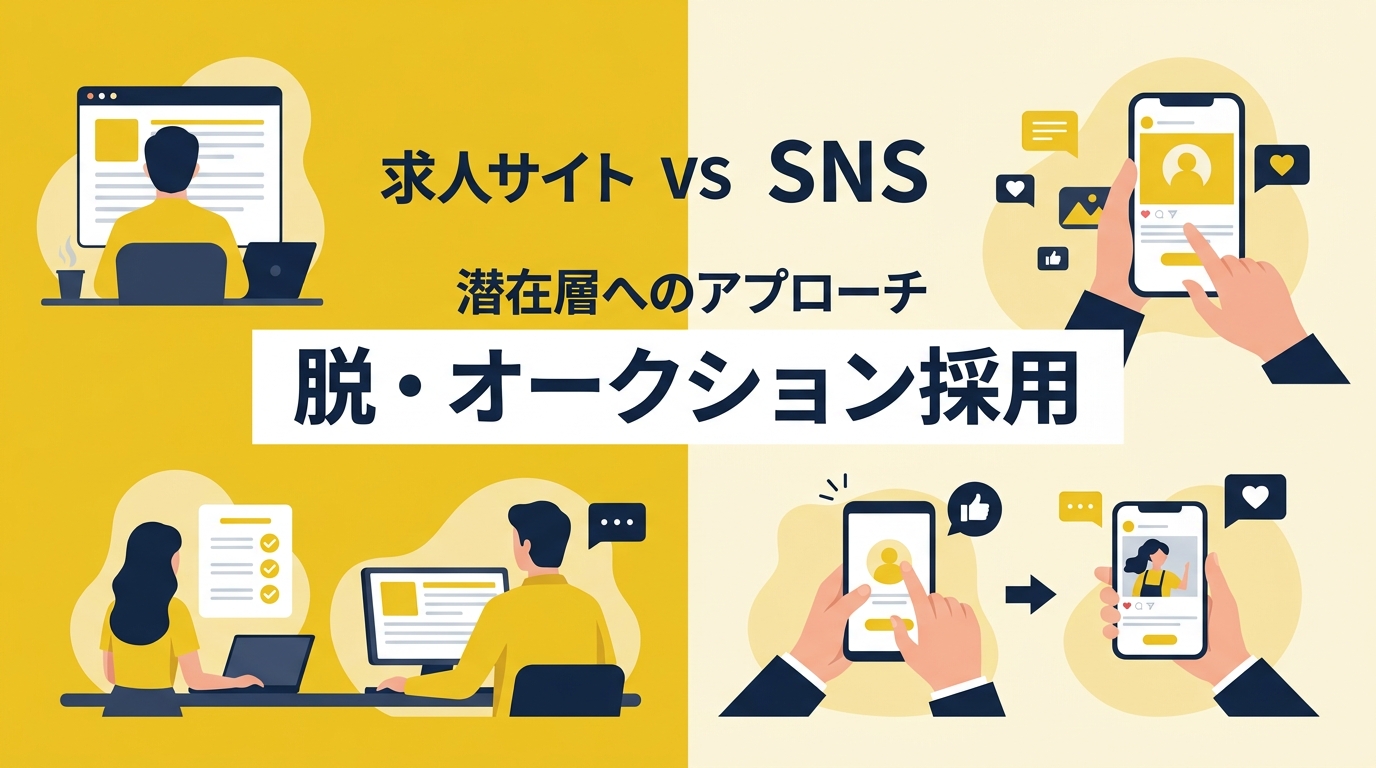 SNS採用で求人広告に依存しない母集団形成は可能か?