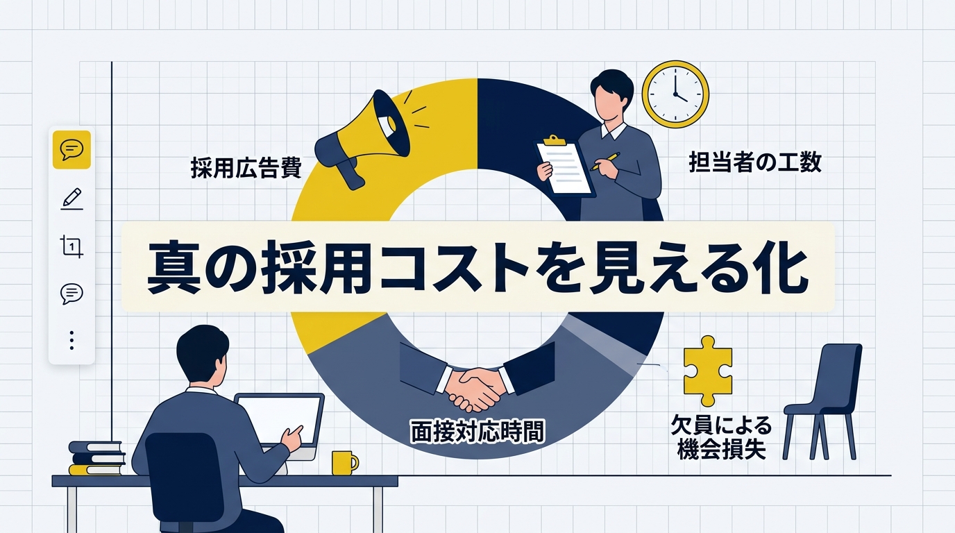 整備士採用のコスト削減に向けて現状の支出をどう可視化すべきか?