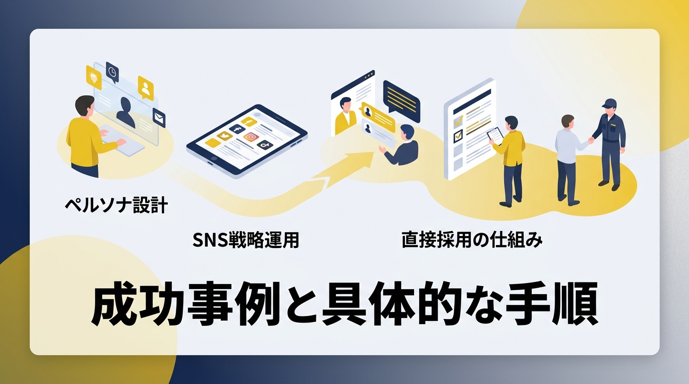 採用単価を3分の1に抑えた整備士採用の成功事例と具体的な手順は?