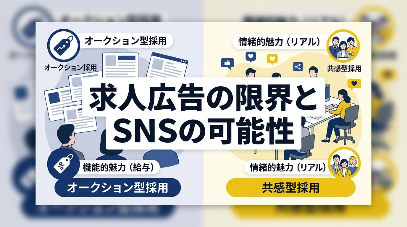なぜ従来の求人広告では応募獲得が難しくなっているのですか?
