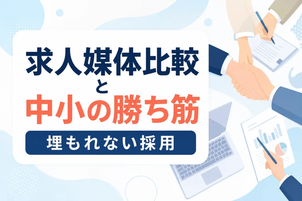 【費用対効果を高める】求人媒体の比較と中小企業が埋もれない活用4要点