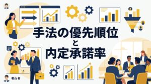 【母集団形成】採用単価3分の1へ！内定承諾率を最大化する手法の優先順位と評価指標